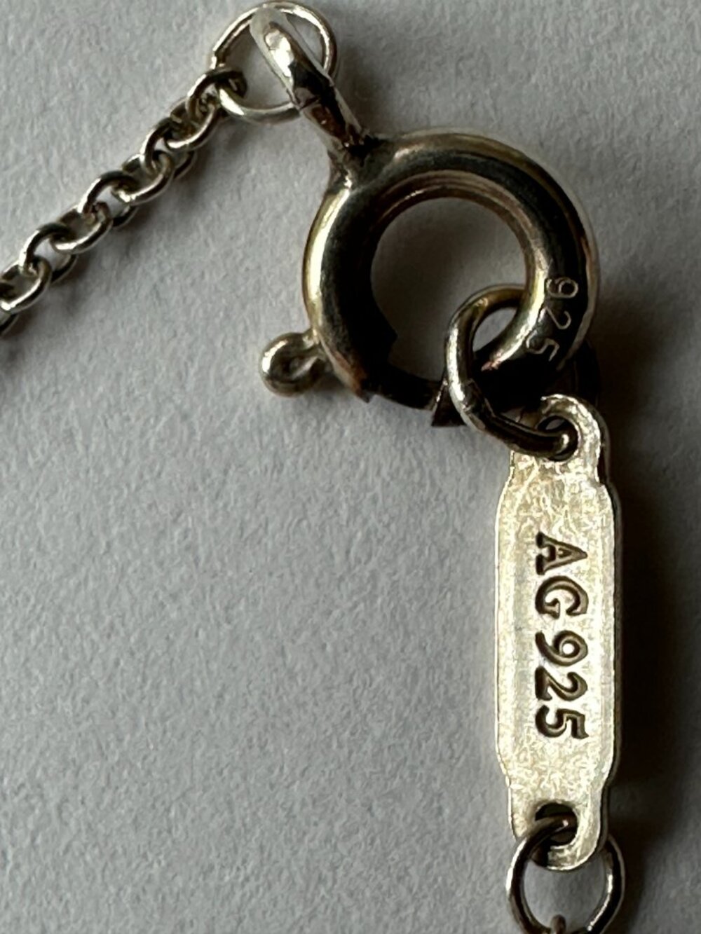 Tiffany & Co. Return to Tiffany Blue Double Heart Tag Necklace Sterling Silver - Picture 10 of 10